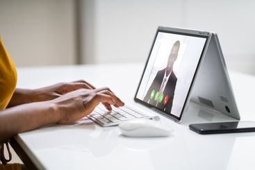 Online Video Conference Work Call