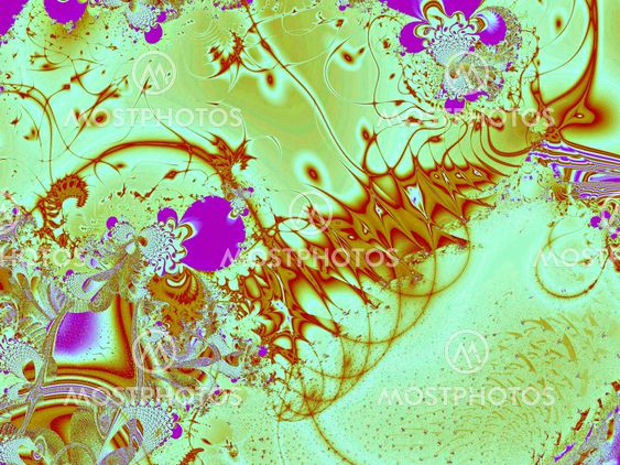 Color christmas fractal
