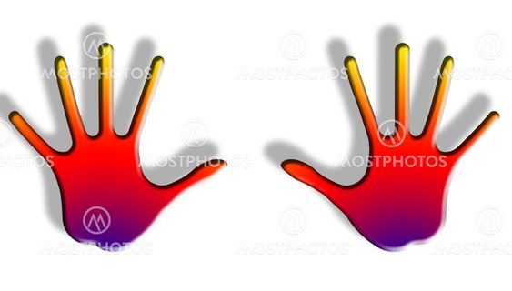 ?lhouette of hands