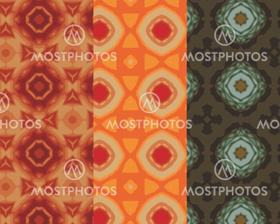 Set of seamless abstract pictures