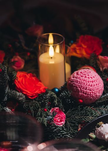 Beautiful table decoration for luxury  event in pink and...