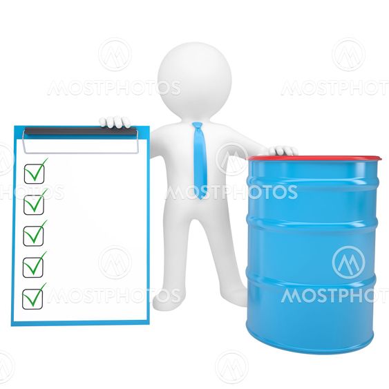 3d white man holding a paper holder