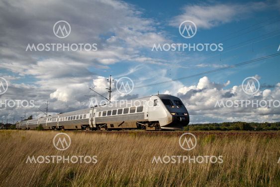 The x 2000 trains in Värmland