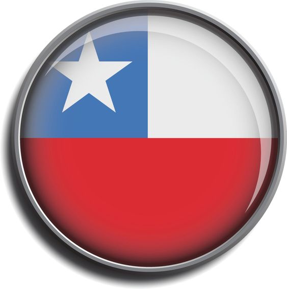 flag icon web button chile