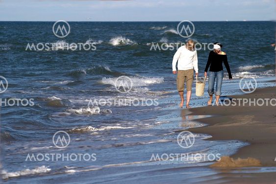 Romantik på Skagens strand