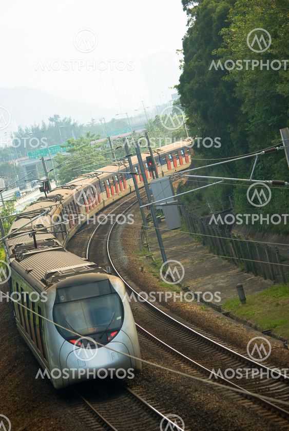 Modern passenger train