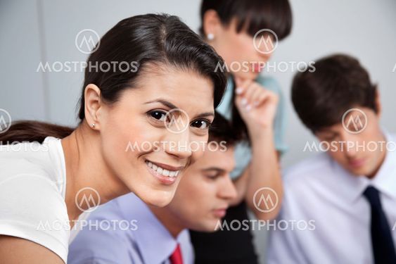 Portrait of Smiling Businesswoman
