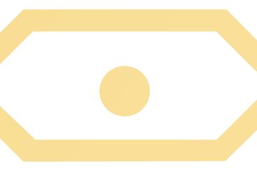 Yellow geometric patterns creating horizontal stripes...