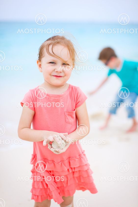 Kids at beach