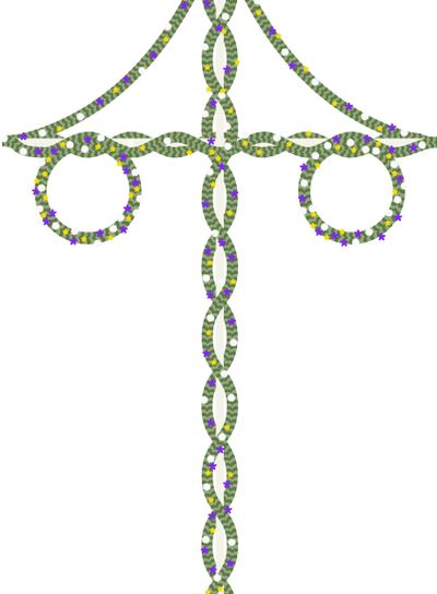 Midsummer pole in Swedish summer