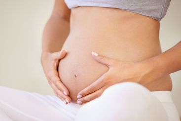 Holding the promise of a new life. Cropped image of a...