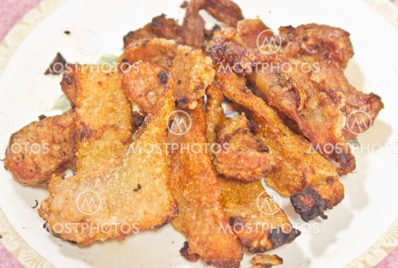 Dried Pork fried