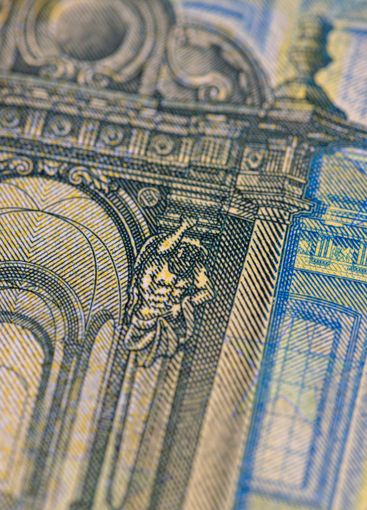 European cash paper money worth one hundred euros