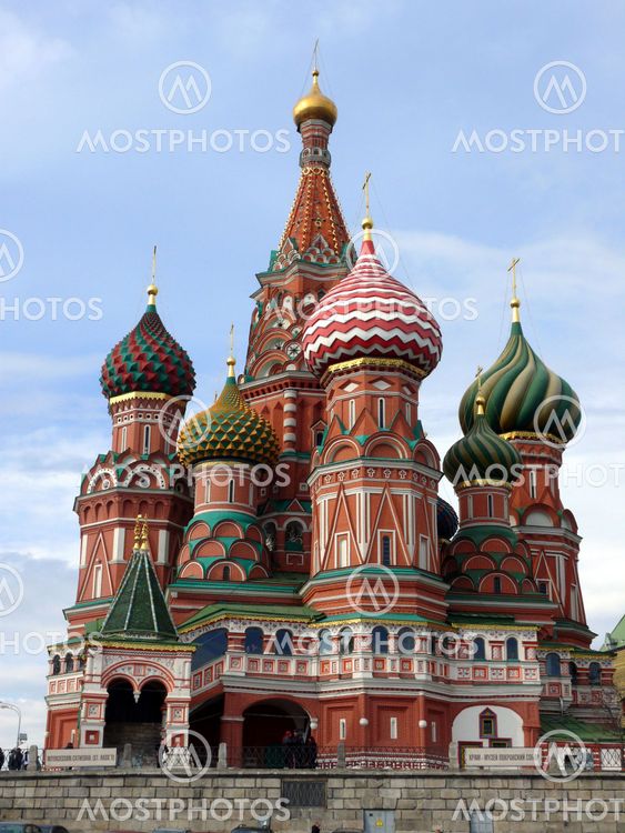 Saint Basil's Cathedral in Moscow, Russia