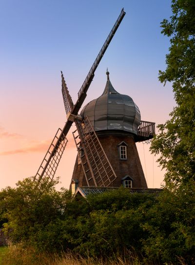 Old windmill near Färjestaden, Öland