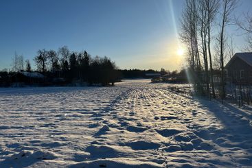 Vinterdag i Norrtälje kommun