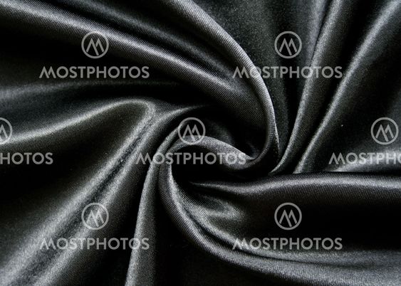 Smooth elegant black silk as background