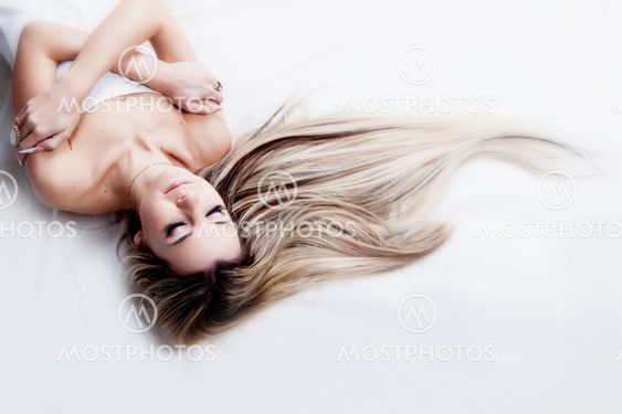 Girl with long hair