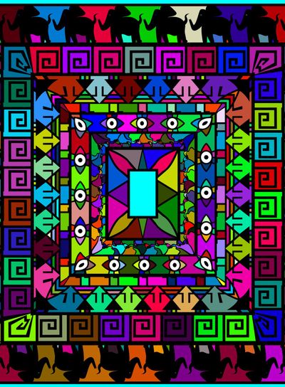 colored image of framing