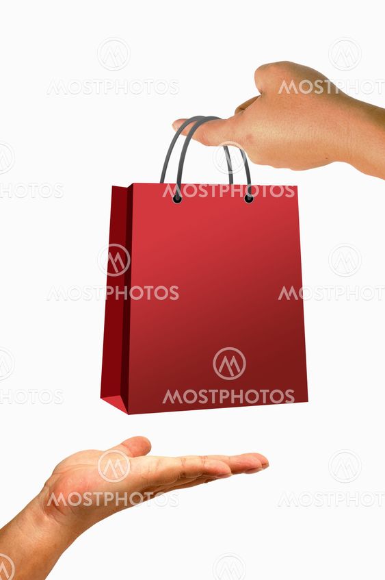Shopping bag in hand