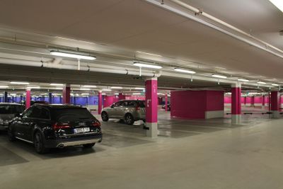 Parkeringhuset under Mall of Scandinavia