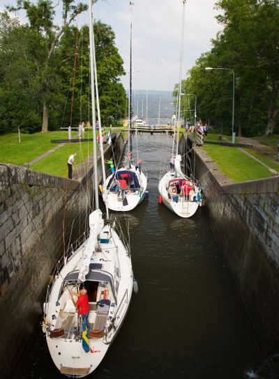 Slussning i Borenshult