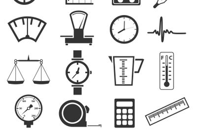 measuring icons