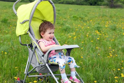 baby in stroller