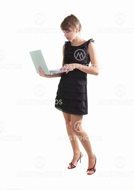 Woman with laptop