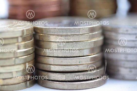 stack of euro coins