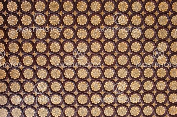 Traditional Tiled Ceiling Background