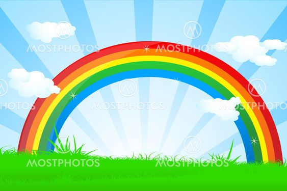 vibrant rainbow
