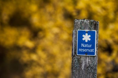 Märkning av naturreservat