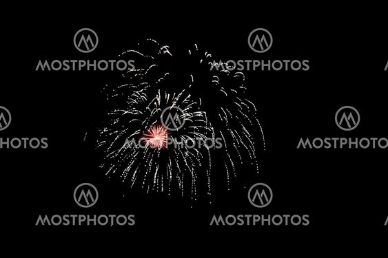 fireworks on black background