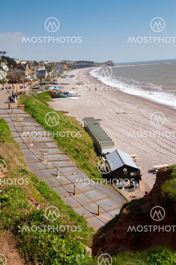 "Budleigh Salterton seaside..." av Michael Charles Mostphotos
