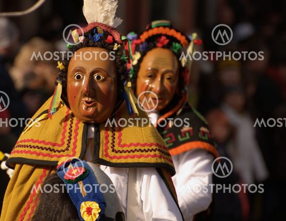 Carnival in Rottweil, South Germany