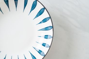 beautiful and vintage  ceramic plate