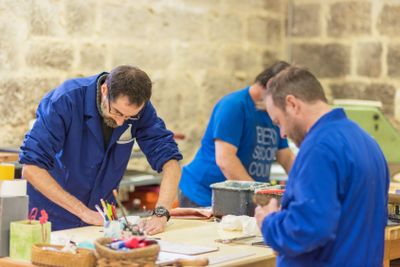 Briviesca, Spain - November 7, 2018: People with special...