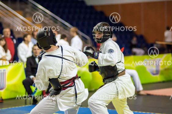 Kobudo competition between boys.