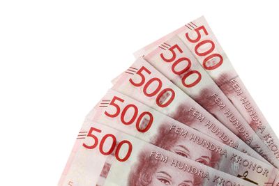 Swedish 500 krona banknotes