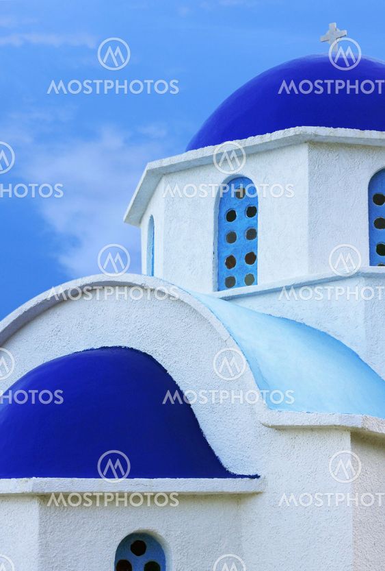 Greek church in Ikaria island