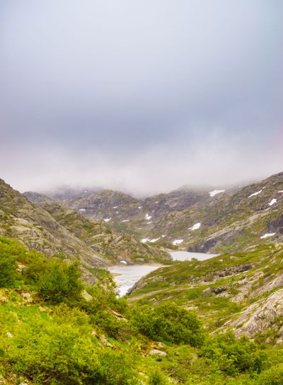 Lakes in mountains Norway