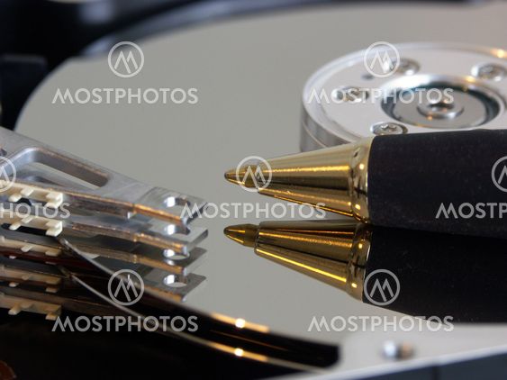 details of an internal computer hard drive