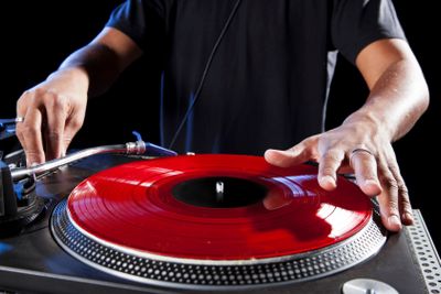 DJ playing music