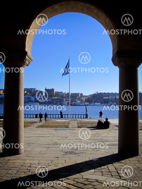 At the Stockholm City Hall 1