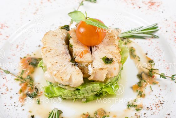 roasted filet pikeperch