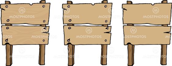 Blank Wooden Sign