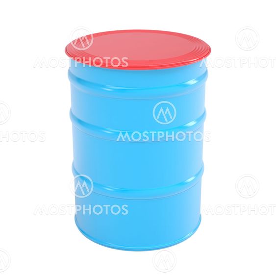 Blue barrel
