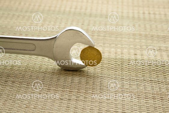Open End Wrench with Money