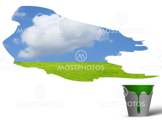 Painted landscape